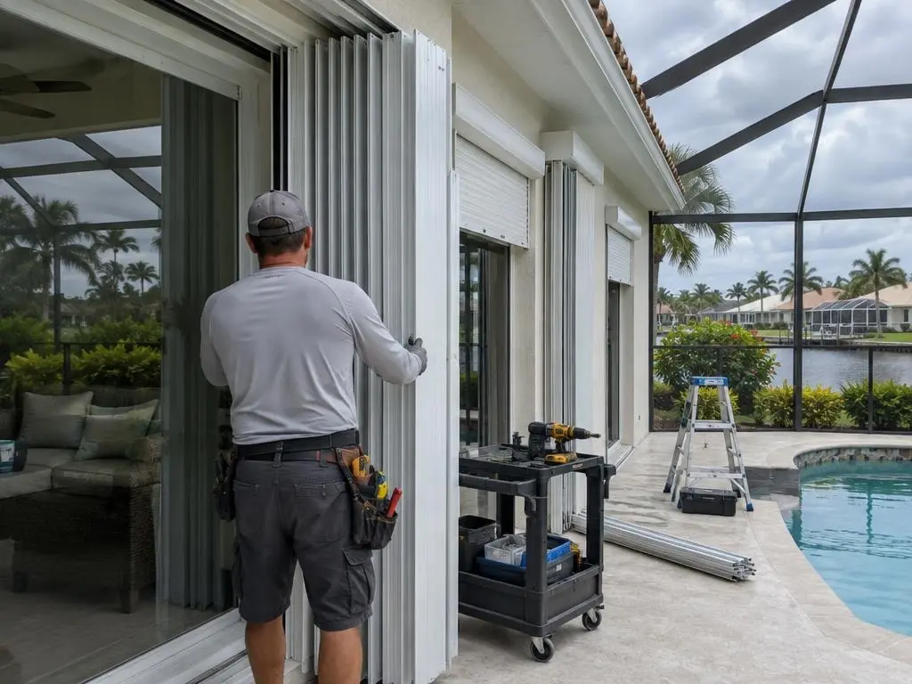 Accordion Shutters in Port St. Lucie, FL